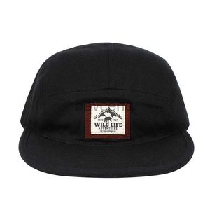 GQRT Ball Caps Wild Life Cotton Cotton 5 Painel Cap boné de beisebol Snapback Caps Bone Gorras Hombre Originales Hip Hop Hats For Men Mulheres Ajustável D240507