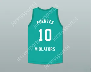 Anpassad Nay Mens Youth/Kids Daisy Fuentes 10 Violators Basketball Jersey 3rd årlig Rock N 'Jock B-Ball Jam 1993 Top Stitched S-6XL