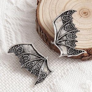 Hair Accessories 2 Pieces/Set Black Bat Wing Clips For Women Punk Gothic Vampire Devil Wings Girl