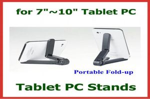 50st Universal Portable Foldup Stand Holder Bracket för Apple iPad Air Mini 2 3 4 Tablet PC för Samsung -surfplatta för Google Justera1792026