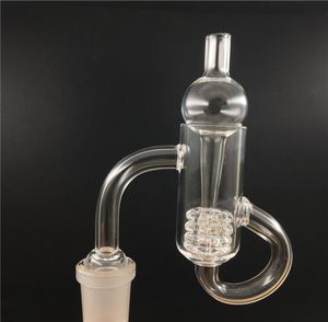 En yeni ek döngüsü kuvars banger tırnak siklonu dönen karbonhidrat kapağı ve terp inci geri dönüşümlü kuvars banger çivi dab rig6007312 için