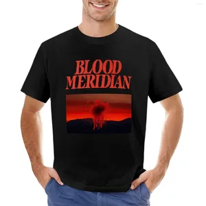 Herrtankstoppar blod meridian t-shirt anpassade ämnen sport fans överdimensionerade män kläder