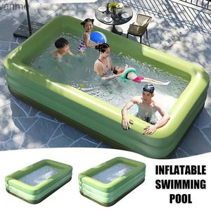 Bathing Tubs Seats Swimming Pool Automatic Inflatable Swimming Pool Childrens Home Outdoor Party Portable Folding Childrens Swimming Pool WX