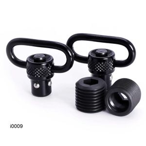 Parts Hunting Sports Outdoor Tactical Accessories 2 Sets 1/25.4mm QD Tactical Quick Detach Release Push Sling Swivel Mount Adapter Base With Cap