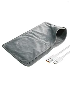 Tappeti cuscinetti di riscaldamento USB 5V con tasche per mani padie riscaldate sul collo posteriore crampi dolori rilievi mini coperta 19,6 11,8 pollici