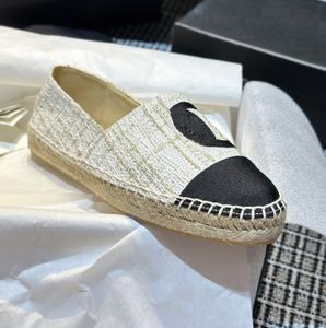 Espadrilles Fisherman Designer Shoes для женщин повседневная обувь тарелка с черной белой розовой винтажной кожаной кожа