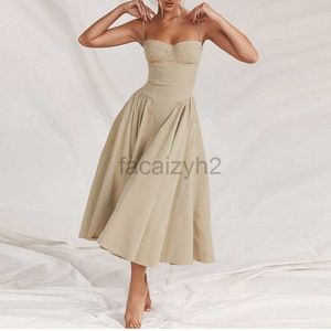 Casual Dresses Designer Dress 2024 Summer Women's New Long Kirt Style Dopamine Wearking Sling Dress for Women Plus Size Dresses