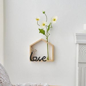 Vasi Creative Wall Flower Pont Crafts Terrario di vetro di impiccagni per ornamenti interni delle piante fioriere trasparenti