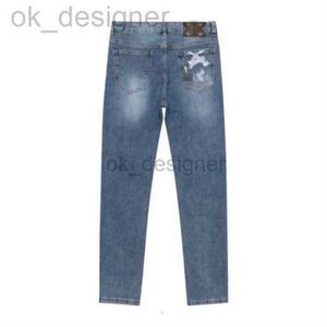 Jeans Denim Trousers Mens jeans Designer Jean Straight Leg Zipper Hip Hop Bikers Motorcycle true jeans Gothic High Waist Wide Trousers