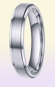 Tigrade 68mm Silver Color Tungsten Carbide Ring Men Black Borsted Wedding Band Male Engagement Rings for Women Fashion Bague6861586