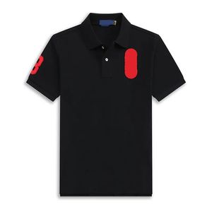 MEN POLOS BIG HORSE POLOS طية طية طية طية روعة وسيم أزياء بولو قميص قصير الأكمام متعددة الألوان الكلاسيكية الصلبة T Polo Chemise Designer Polos Brand Tee