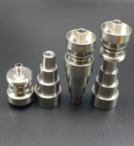 Evrensel Domeless 6 In1 Titanyum Tırnaklar 10mm 14mm 18mm Eklem Erkek ve dişi Domeless Titanyum Tırnak 7032156