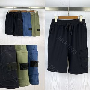 Stone Classic Style Men Cotton Casual Sports Shorts Island Unisex Compass Compass Haft szorty Plus rozmiar Hip Hop Loose Casual Beach Shorts Mass Man Man krótki 07