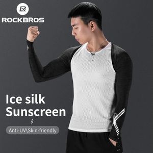 Rockbross Ice Silk Anti UV przeciwsłoneczny ochronia rowerów rowerowe rowerowe rowerowe wędkarstwo Ryborowanie na zewnątrz ramię sportowe 240425