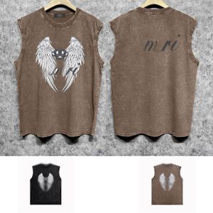 2024 NOWOŚĆ projektanta męskie bluzki zbiornikowe modne ubrania marki ZJBAM129 skrzydło kamizelka oddychająca i chłodna koszulka T rozmiar s-xxl