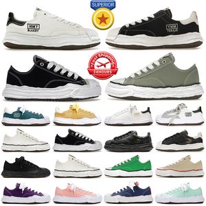 Buty designerskie Hank OG Sole Canvas Low MMY Men Kobiety skórzane białe czarne bordowe zielone niebieskie swobodne trenerzy męskie trampki sportowe