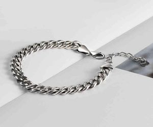 925 Sterling Silver Bracelet for Women Men Tank Chain Adjustable Thai Jewelry Gifts Sb4931392452