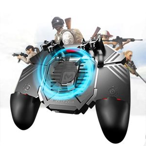 6Fingers AK77 Pubg Mobile Game Controller L1R1 Trigger Gamepad Joystick for Android Controles NonDelay Control 240506