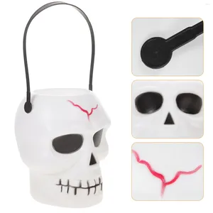 Aufbewahrung Flaschen Halloween Candy Jar Mini Container Design Jars Eimer Bag Horror Handkörbe Plastik Plastik. Kinderparty -Requisiten