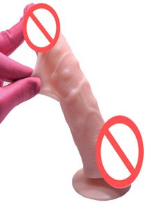 DIDO SESSO PER LA VIBRATORE ALL'ADULTO MAMBURBAZIONE DEMMA SILICONE REAListica Big Dick con una tazza di aspirazione grandi giocattoli sexy di pene finti per donne4342936