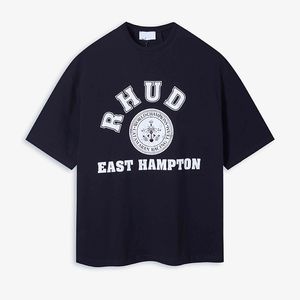 24ss USA Style Racing Team World Champion Vintage Print Loose Tee Designer T shirt Spring Summer Casual Fashion Skateboard Men Women Tshirt 0420