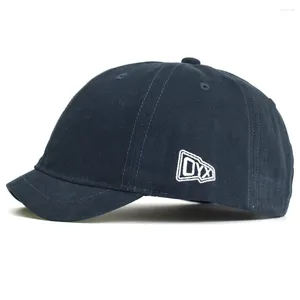 Ball Caps Cotton Baseball Cap Trendy Short Brim Truck Style Papà Cappello di basso profilo