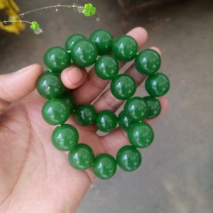 Jade Hetian White Jade Jasper Jade Dongling Jade Round Bead Bracelet