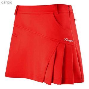 Gonne donne skorts fitness gonna da tennis gonna anti -vuoto rughe pieghettate per ragazza con pantaloncini di sicurezza regala una cintura y240508