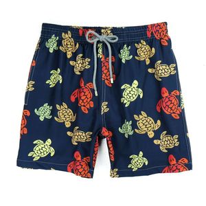 24SS Vilebre Short Vilebrequin Turtle Summer Designer Shorts Men 's Printed Surfing Pants Sandfast Dry Beach Pants 유럽 및 미국 브랜드 반바지 227