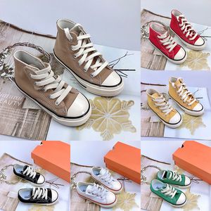 SCARPE BAMBINI DELL'ATTUALE CLASSE CLASSICA CLASSE DELL'All Star 1970 Sneakers High Bai Bai Toddlers Girls Black White Shoe Designer Bambini bambini Sneaker Casual Sneaker Rossa