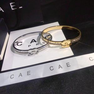 18K Gold Bangle 925 Silver Designer Bracelet Luxury Girl Love Diamond Circle Bracelet Classic Prand Jewelry Gift Fash