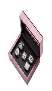 Высококачественные 5pcs 1986 1991 2000 2007 2011 New York Football Ring Set Set Set Set US Size 115386730