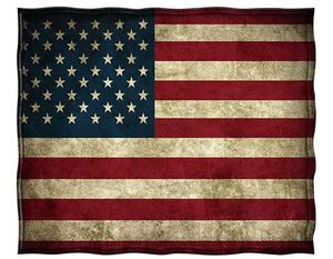 Blankets USA Flag American Blanket Mat Cover Bedspread Soft Warm Fleece Air Bedding Room Kids Man Woman Gift