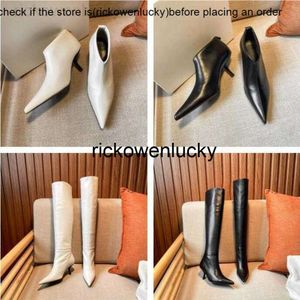 Tasarımcı Ayakkabı Row Boot Designer Coco Romy Boots Kadın Moda Deri Topuk Ayak Bileği Önlükleri Sıralar İnekler Sandalyo Bootie Boyutu 35-42 GGAR
