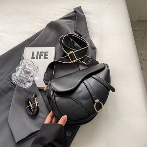 Designer Bag saddle bag Shoulder Bag Evening Bags Women's Leisure Saddle Pu Solid Color Diagonal Fashion Easy Matching Lady Handbags