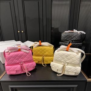 Designer Series Backpack Shoulder Caviar Backpack Handbag Eternal Diamond Quilted Classic Fashion Luxury Golden chain backpacks DUMA 20 Vreu