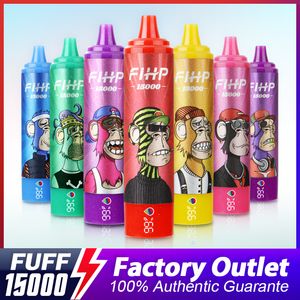 FiHP Puff 15000 12000 9000 VAPE Sfuggini usa e getta 15K 12K 9K Vapers a batteria ricaricabile con sfumature display per vaporizzazione display