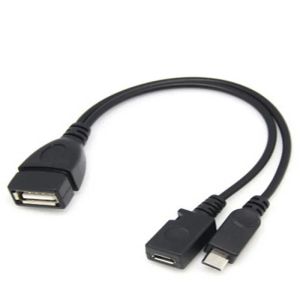 Yeni 1/2 PCS USB bağlantı noktası terminal adaptörü OTG Kablosu Ateş TV 3 veya 2. Gen Ateş Stick PC Donanım Kabloları 90 Derece Adaptör Mikro USBFOR 2. Gen Ateş Stick Adaptör