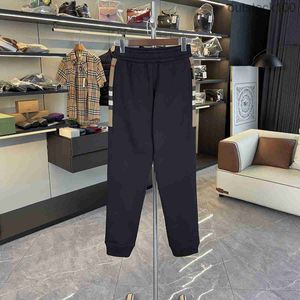 Top Level Buurberlyes Designer Pants Luxury Plaid Sport Ankle Knit Pants 8045013 with Original Logo