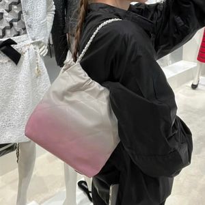 24S novo gradiente rosa mini 22bag porcelana chaeee letra de embelezamento