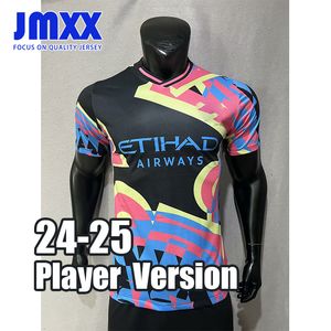 JMXX 24-25 MAN SOCCER Jerseys City Fourth Pre Match Męs Mundy koszulka piłkarska 2024 2025 Wersja gracza