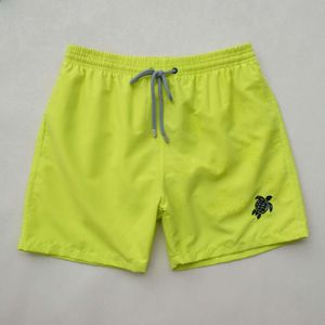 Pants da spiaggia vilebrequins da mare di acqua rapida di asciugatura maschile in rivestimento elastico pantaloni da nuoto 3/4 pantaloni 115