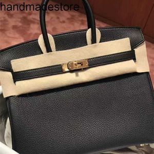 Platinum 2024 Wax Handbag Thread Women's Bag Bag Women's One Shoulder Handheld Large Capacity Bag Versatile Handmade Genuine Leather