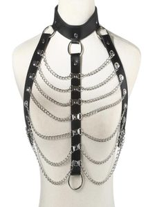 Sexy Körpergurt Kette Frauen Punk Goth Party Bodychain Fashion Festival Outfits Schmuck Cosplay Accessoires6490627