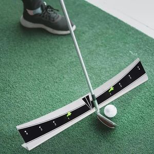 Golf Pist Taşınabilir Portable Puting Tutor Eğitim Yardımı Golf Putter Yörünge Dengeleyici Golf Putter Trainer Kalibrasyon Parçası 240508