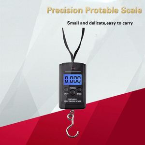 MINI Scala digitale Peso tascabile portatile per pesca per viaggi per bagagli ponderazione scale per ganci appendiali elettronici