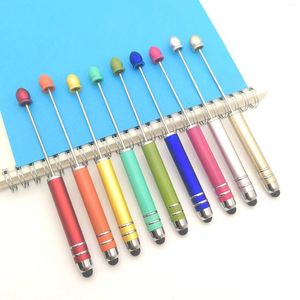 14st Touch Screen pärlstav penna diy söt pussel kulpoint mobil iPad Beadable Pens Business Office Gift