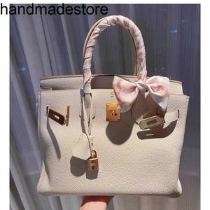 Mulheres femininas 25 cm BK Platinum Bag Hand Handd Litchi Cabeça de ponta Togo de vaca de vaca com couro genuíno genuíno