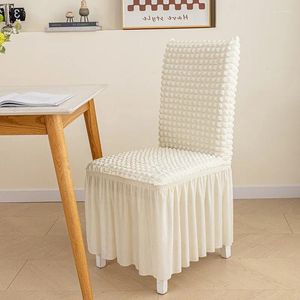 Coperture per sedie 1pc in stile europeo involucro a bolle Cover tavolo da pranzo Backorst per soggiorno e uso domestico