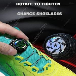 Ayakkabı Parçaları Döndürme Toka Tie Shoelace Swelace Otomatik Ayakkabı Bağlantıları Olmadan Yetişkinler Spor Dantelleri Çalışan Çocuklar Döner
